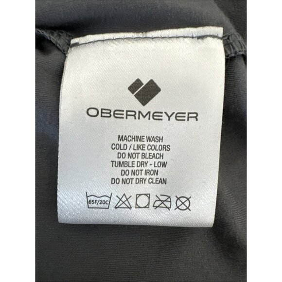 Obermeyer Men's M Flex 1/4 Zip Baselayer Knit Pullover Shirt Gray NWT - Picture 13 of 16